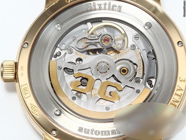 IMG_9081 Glashutte Original Sixties Panorama Date Mens watch Unisex Automatic Rose gold 2-39-47-01-01-04 Replica 7