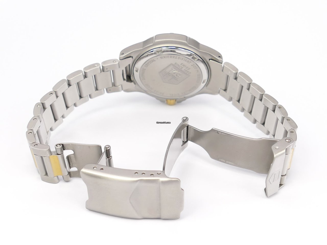 TAG Heuer Mens watch Unisex Quartz Gold Steel WF1220-K0 Replica 7