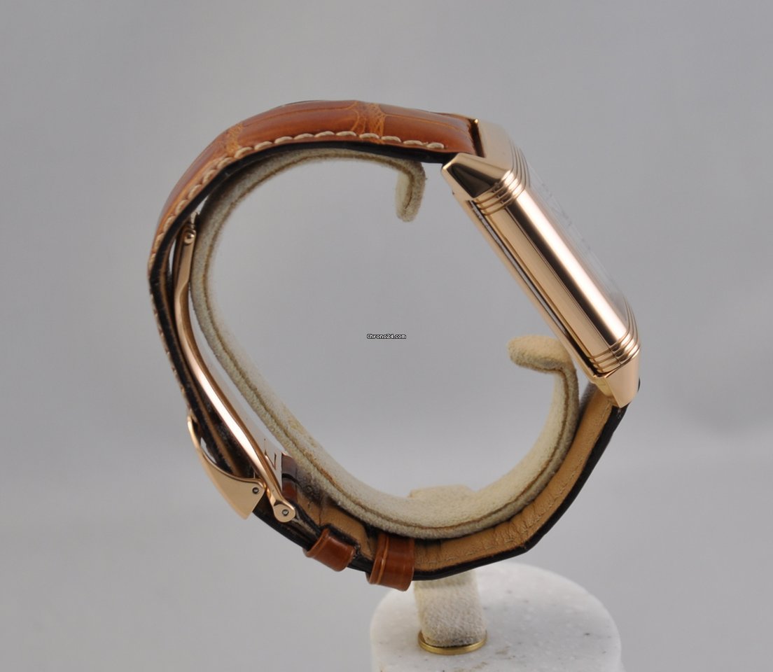 IMG_9081 Jaeger-LeCoultre Reverso Mens watch Unisex Manual winding Rose gold 270.2.63 Replica 7