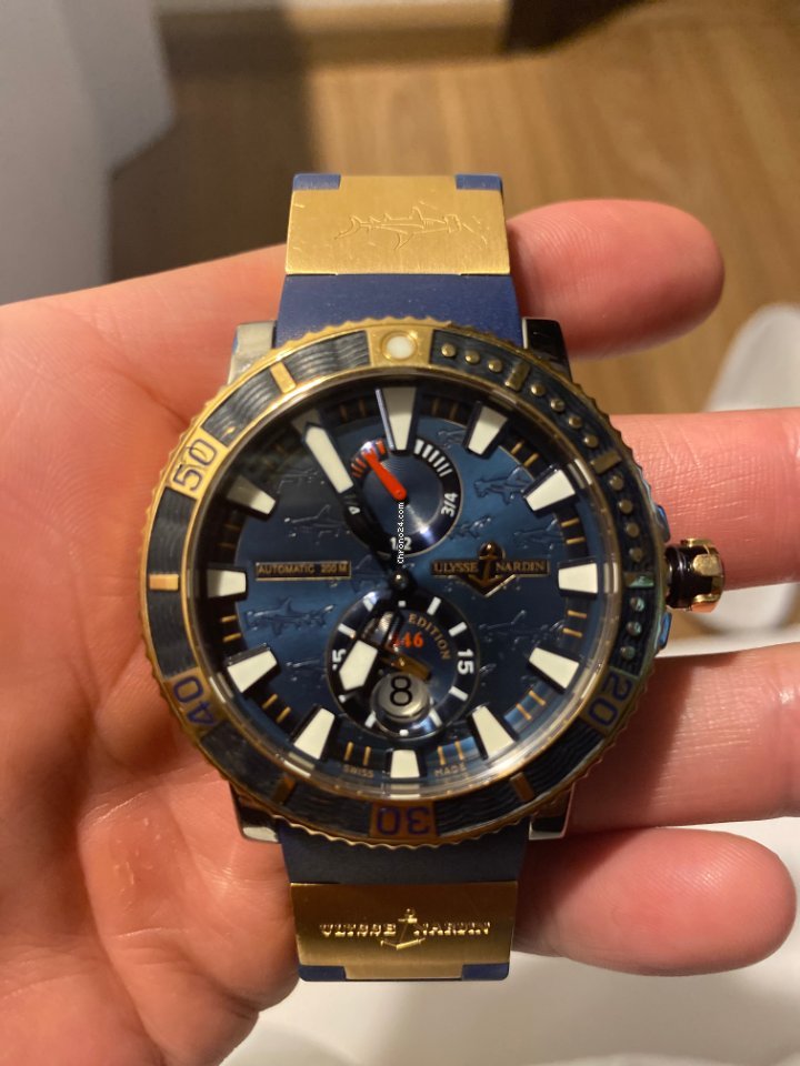 IMG_9081 Ulysse Nardin Hammerhead Shark Mens watch Unisex Automatic Titanium 265-91 Replica 7