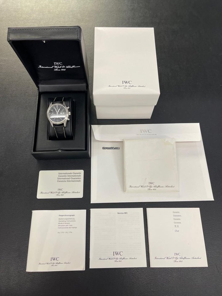 IWC Pilot Chronograph Automatic Steel 3706-001 Replica 7