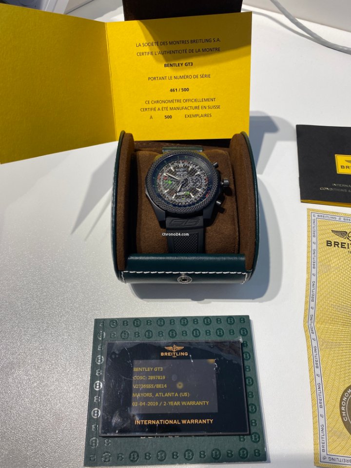 IMG_9081 Breitling Bentley Supersports Mens watch Unisex Automatic Titanium V273655S BE14 Replica 7