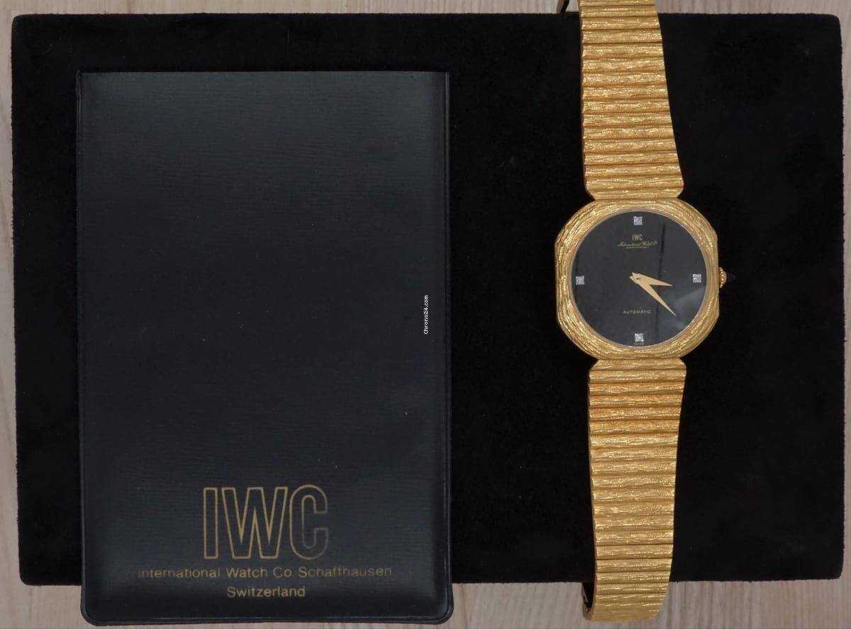 IMG_9081 IWC Mens watch Unisex Automatic Yellow gold 536 Replica 7