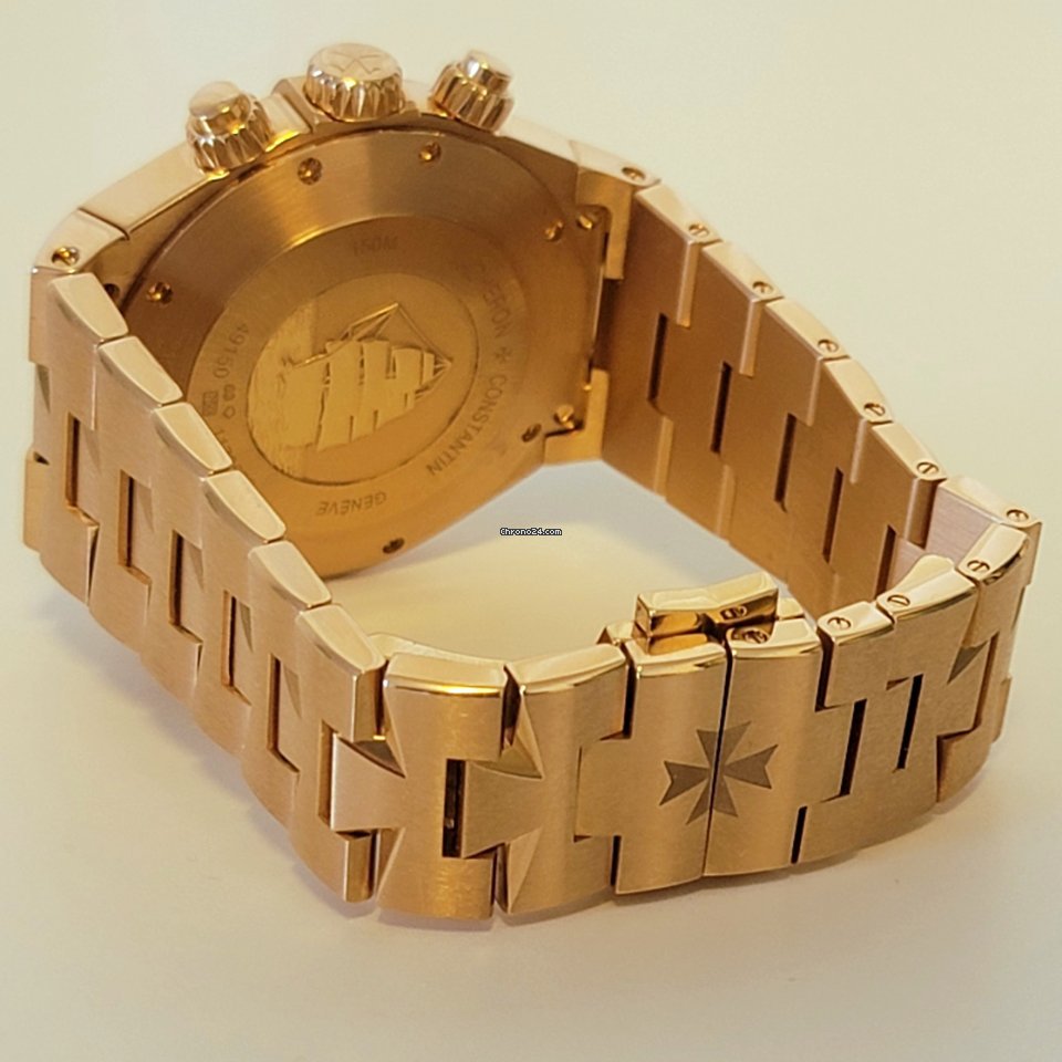 Vacheron Constantin Overseas Chronograph Mens watch Unisex Automatic Rose gold 49150 B01R-9338 Replica 7