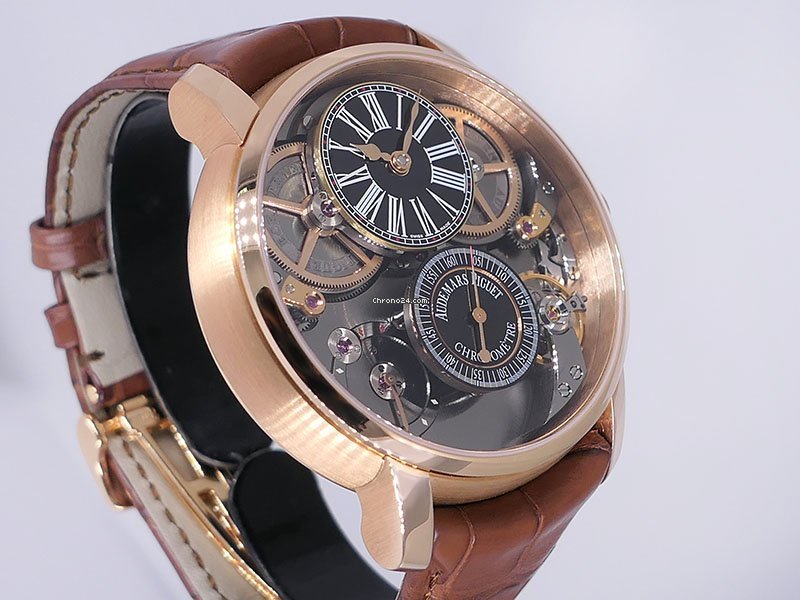 IMG_9081 Audemars Piguet Jules Audemars Mens watch Unisex Manual winding Rose gold 26153OR00.D088CR.01 Replica 7