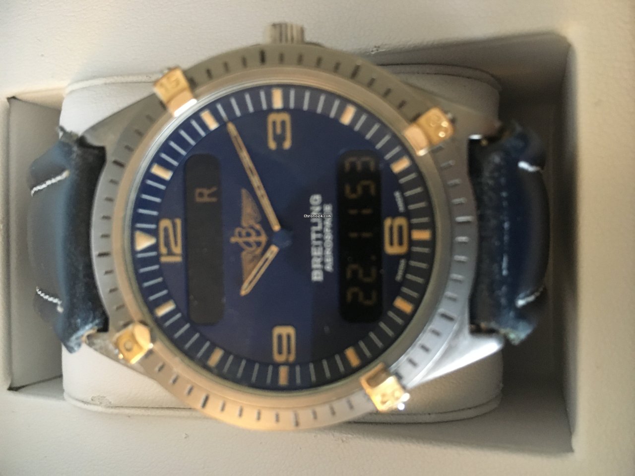 Breitling Aerospace Mens watch Unisex Quartz Titanium F56059L Replica 7