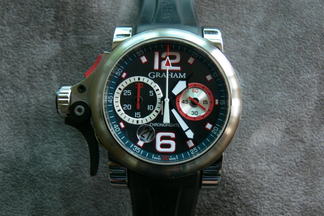IMG_9081 Graham Chronofighter R.A.C. Mens watch Unisex Automatic Steel 2TRAS. Replica 7