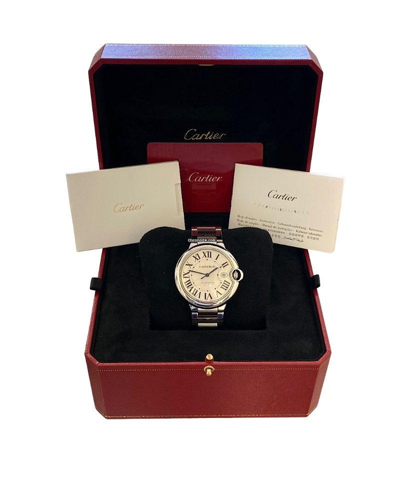 IMG_9081 Cartier Ballon Bleu 42mm Mens watch Unisex Automatic Steel WSBB0049 Replica 7