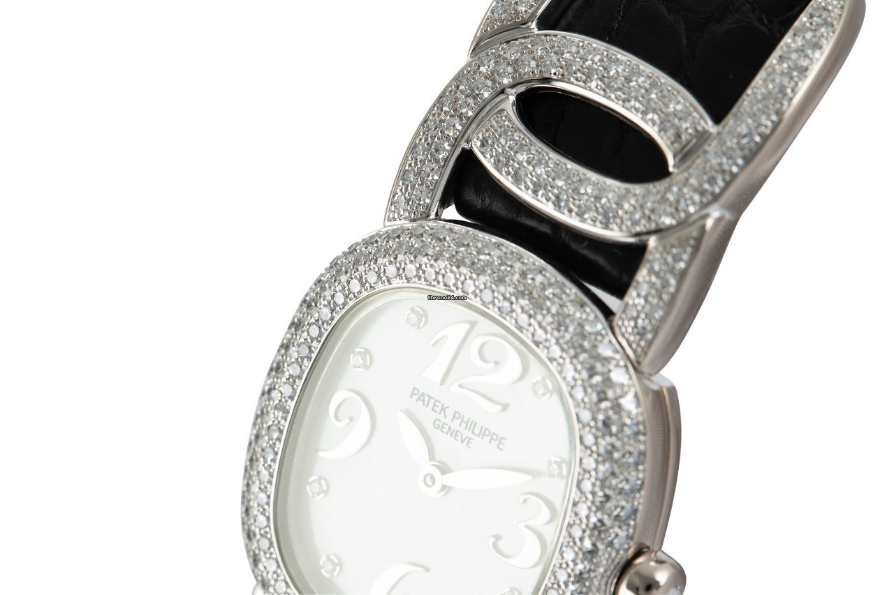 IMG_9081 Patek Philippe Golden Ellipse Womens watch Quartz White gold 4832 Replica 7
