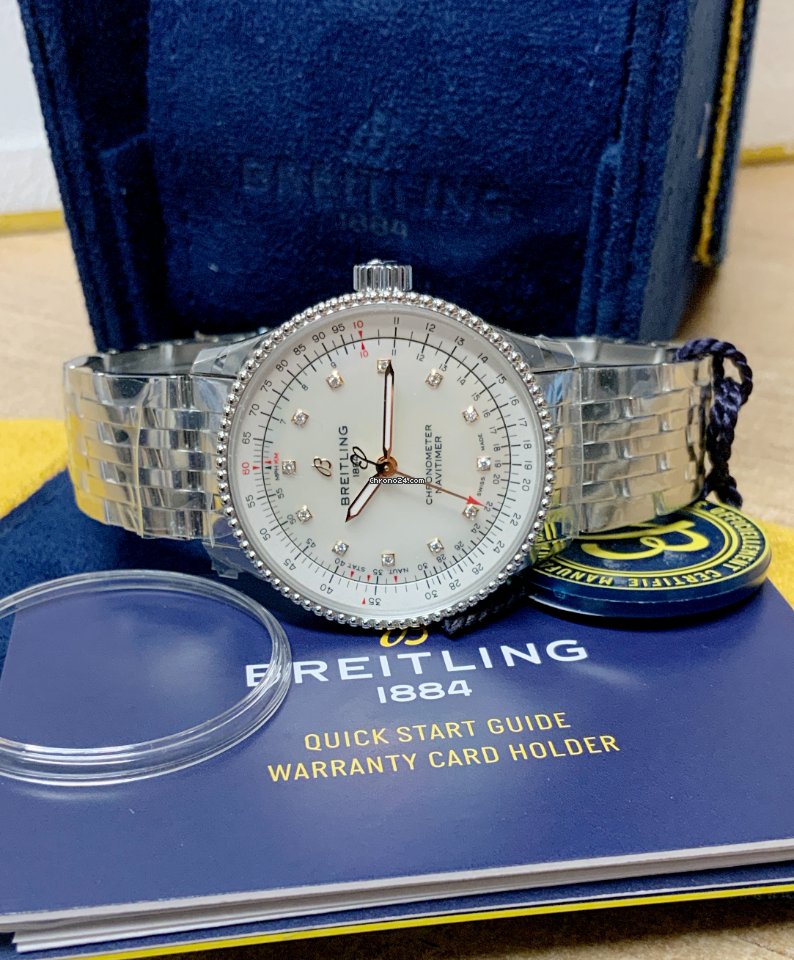 IMG_9081 Breitling Navitimer Womens watch Automatic Steel A17395211A1A1 Replica 7