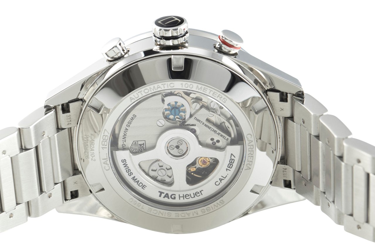 IMG_9081 TAG Heuer Carrera Calibre 1887 Mens watch Unisex Automatic Steel CAR2A10-2 Replica 7