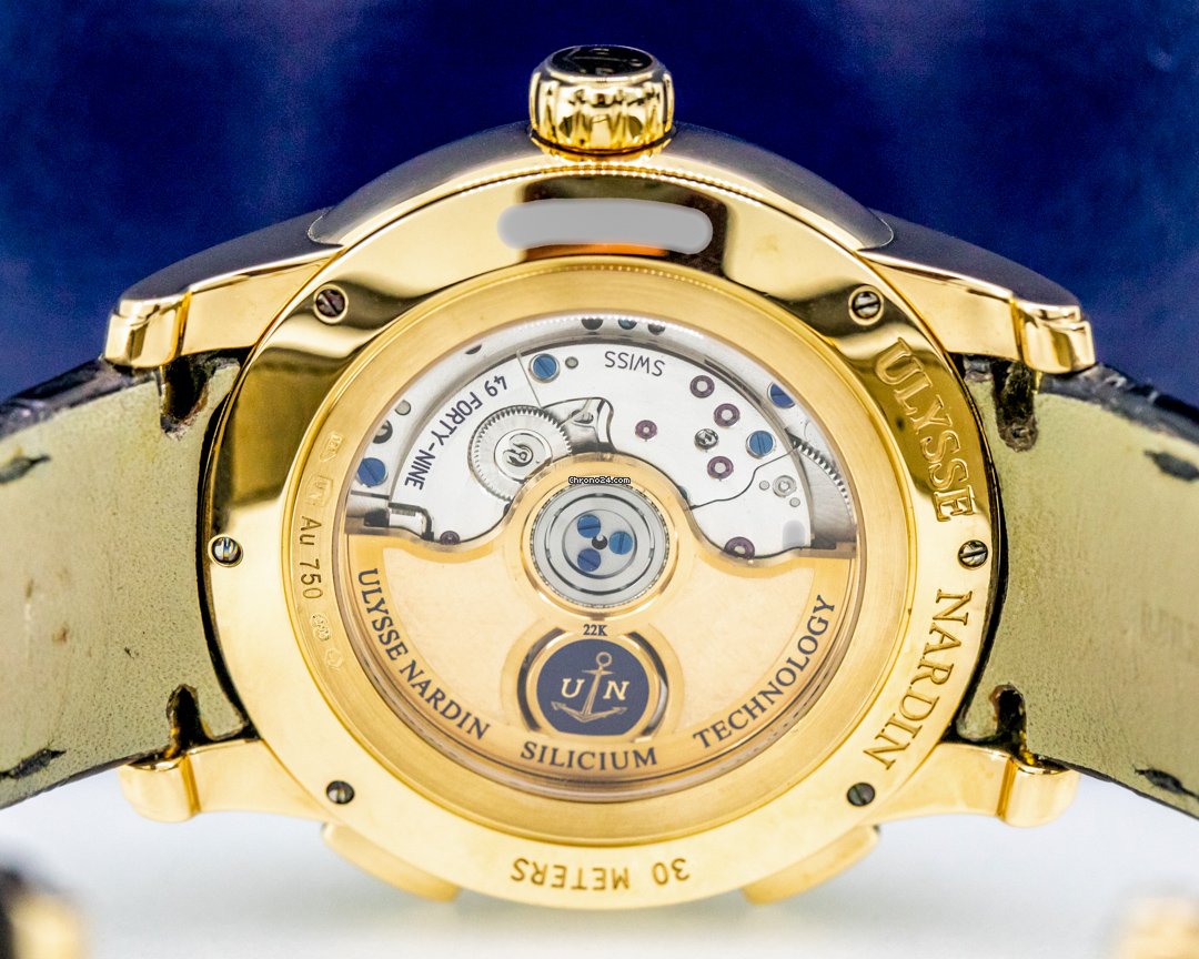 Ulysse Nardin Dual Time Mens watch Unisex Automatic Rose gold 3346-126 92 Replica 7