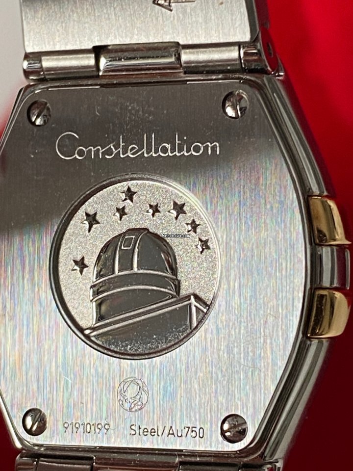 Omega Constellation Quartz Womens watch Quartz Gold Steel 123.20.24.60.57.002 Replica 7