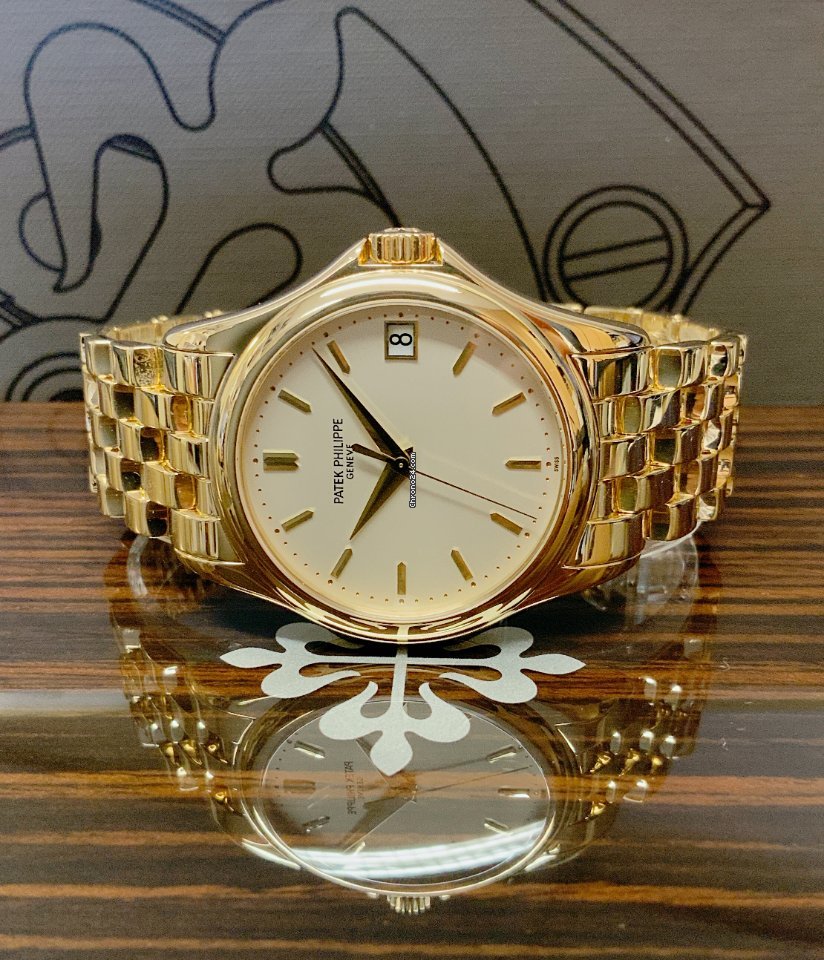 IMG_9081 Patek Philippe Calatrava Mens watch Unisex Automatic Yellow gold 5127 1J-001 Replica 7
