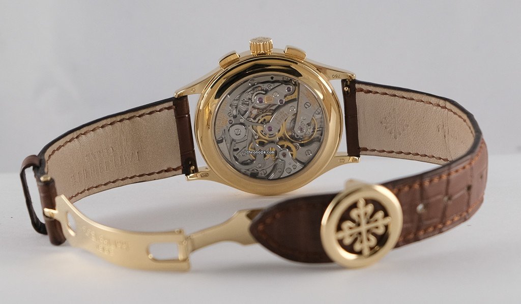 IMG_9081 Patek Philippe Chronograph Mens watch Unisex Manual winding Yellow gold 5170 j -001 Replica 7