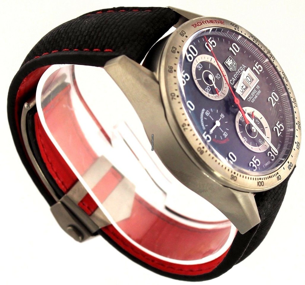 TAG Heuer Carrera Calibre 16 Automatic Titanium CV2A80.FC6256 Replica 7