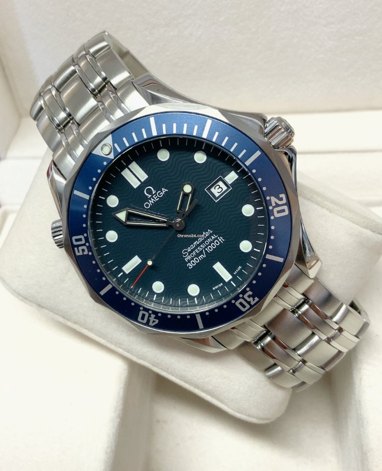 Omega Seamaster Diver 300 M Mens watch Unisex Quartz Steel 2541.80.00 Replica 7