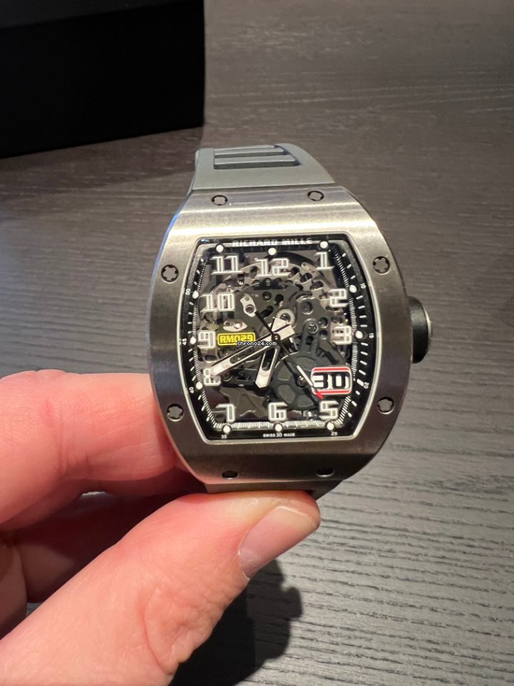 Richard Mille RM 029 Mens watch Unisex Automatic Titanium RM029 Replica 7