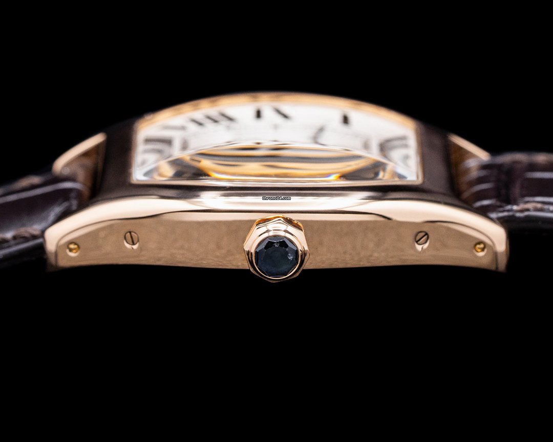 IMG_9081 Cartier Tortue Mens watch Unisex Manual winding Yellow gold 2496C Replica 7