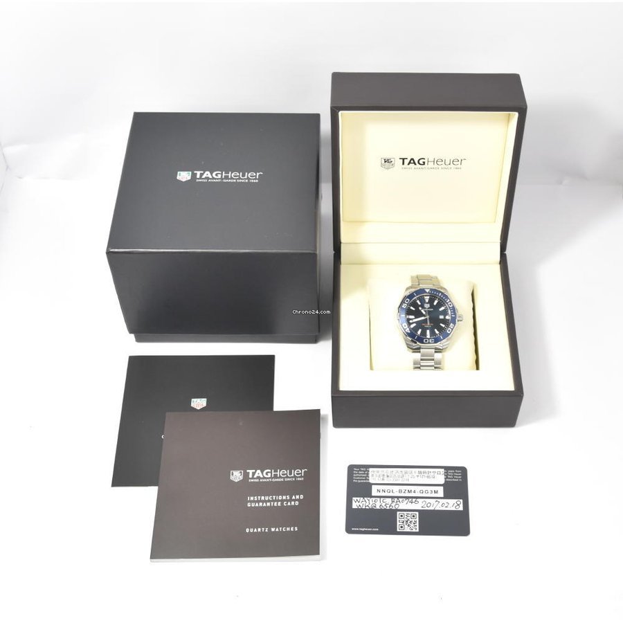 IMG_9081 TAG Heuer Aquaracer Mens watch Unisex Quartz Steel WAY101C.BAO746 Replica 7