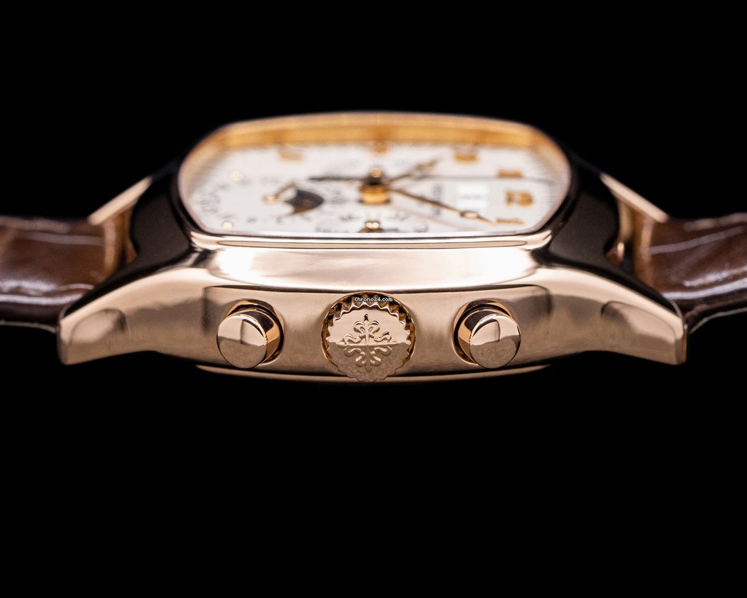 Patek Philippe Mens watch Unisex Manual winding Rose gold 5020R Replica 7