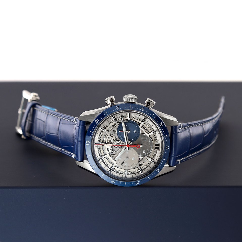 Zenith El Primero Chronomaster Mens watch Unisex Automatic Titanium 95.3002.3600 69.c818 Replica 7