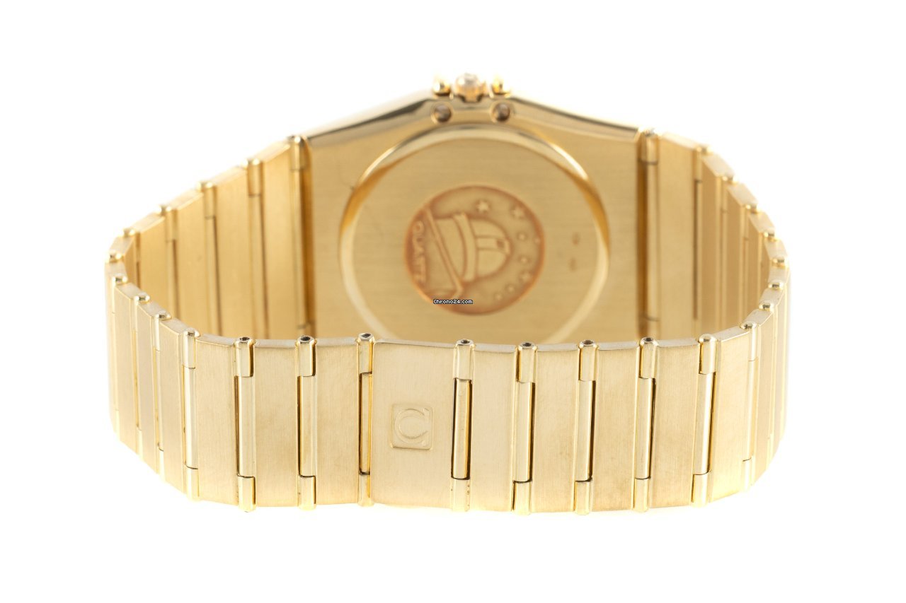 Omega Constellation Day-Date Mens watch Unisex Quartz Yellow gold 1102.30.00 Replica 7