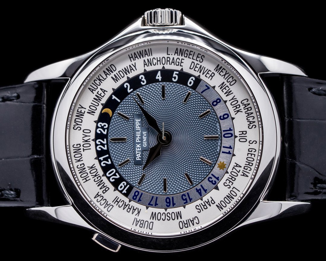 IMG_9081 Patek Philippe World Time Mens watch Unisex Automatic Platinum 5110P-001 Replica 7