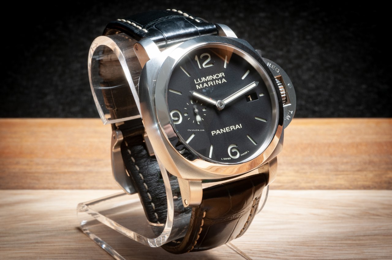 IMG_9081 Panerai Luminor Marina 1950 3 Days Automatic Mens watch Unisex Automatic Steel PAM 00312 Replica 7