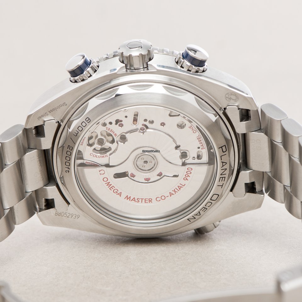 IMG_9081 Omega Seamaster Planet Ocean Chronograph Mens watch Unisex Automatic Steel 21530465103001 Replica 7