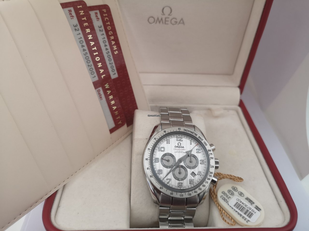 Omega Speedmaster Broad Arrow Mens watch Unisex Automatic Steel 32110425002001 Replica 7