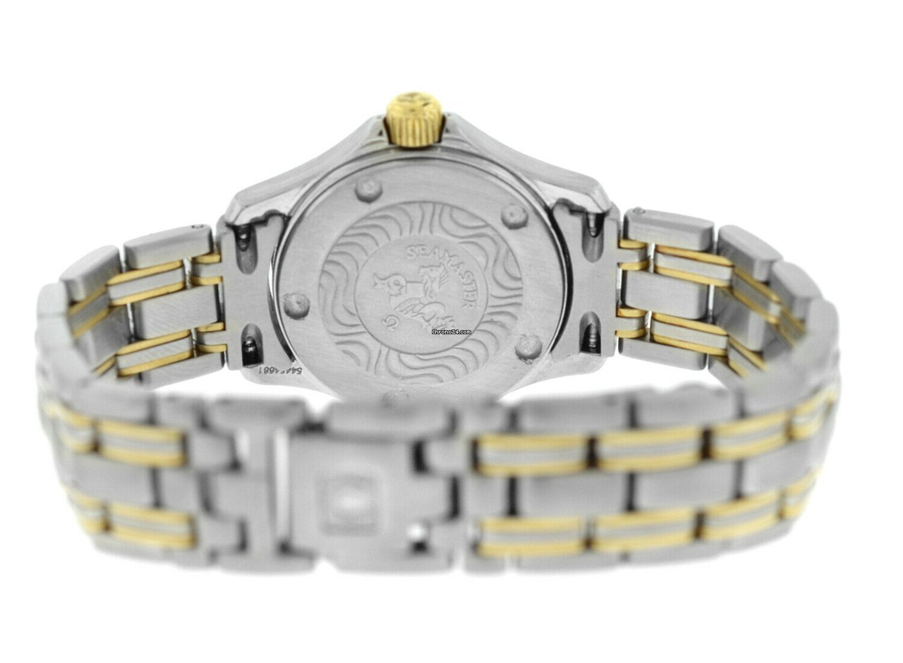 IMG_9081 Omega Seamaster Womens watch Quartz Gold Steel 2371.10 Replica 7