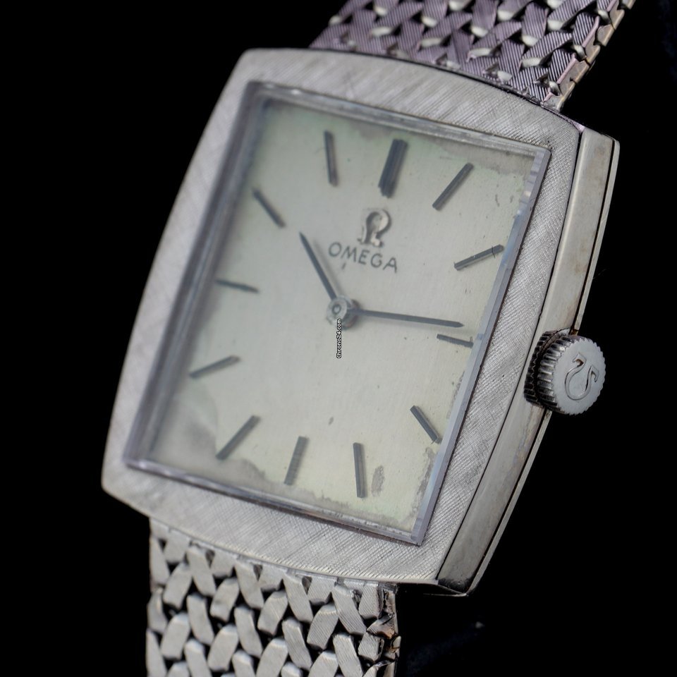 IMG_9081 Omega Womens watch Manual winding White gold Ref: 111061 Replica 7
