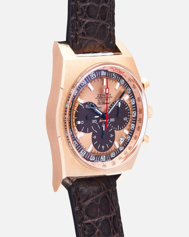 IMG_9081 Zenith El Primero New Vintage 1969 Mens watch Unisex Automatic Rose gold 18.1969.469 Replica 7