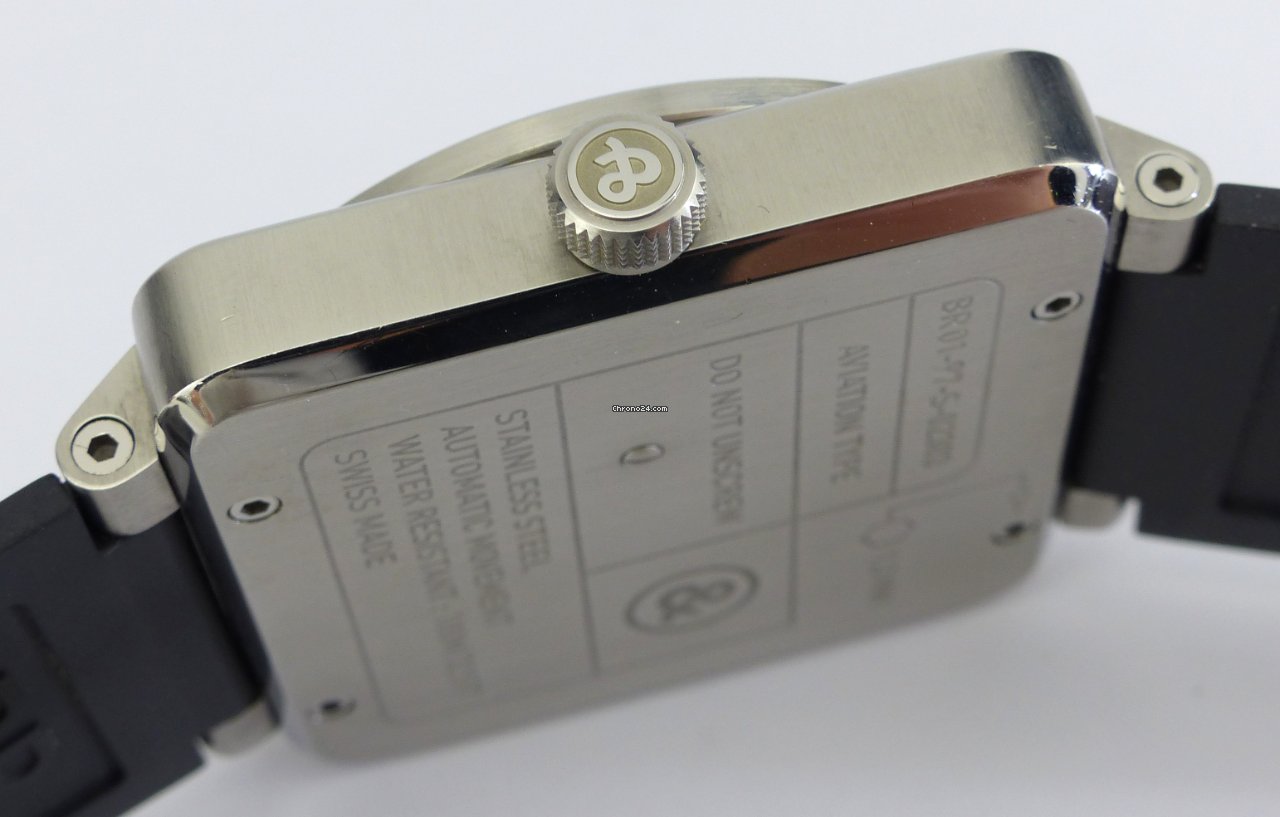 IMG_9081 Bell & Ross BR 01-97 Reserve de Marche Mens watch Unisex Automatic Steel BR01-97-S Replica 7