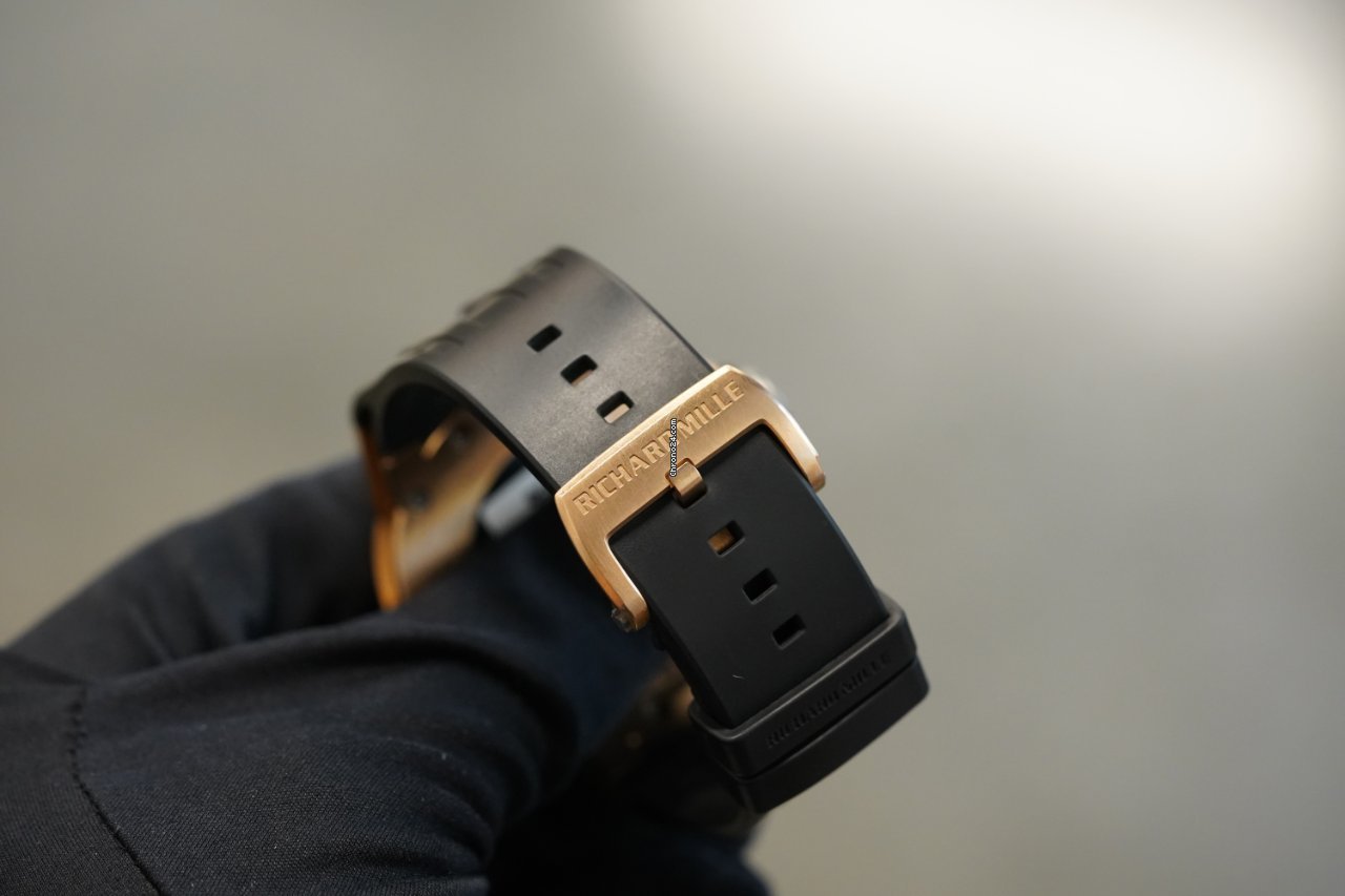 IMG_9081 Richard Mille RM 028 Mens watch Unisex Automatic Rose gold rm028 Replica 7