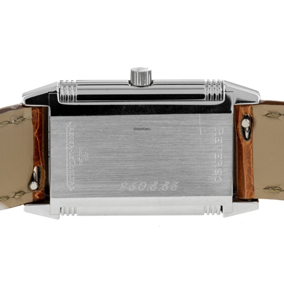 IMG_9081 Jaeger-LeCoultre Reverso Lady Womens watch Quartz Steel Q2608410 260.8.86 Replica 7
