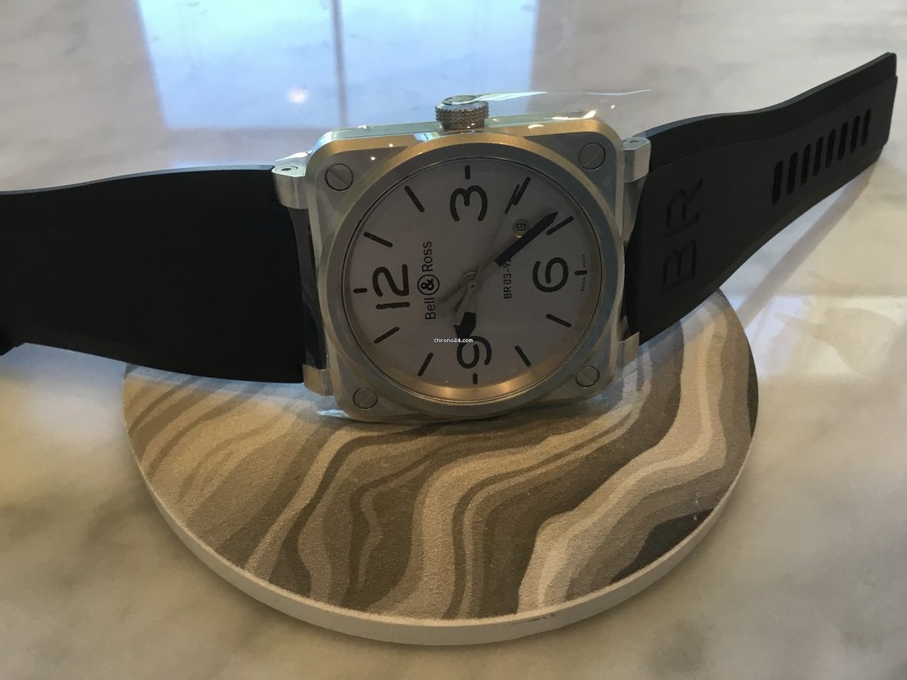 IMG_9081 Bell & Ross BR 03-92 Steel Mens watch Unisex Automatic Steel BR0392-GBL-ST SRB Replica 7