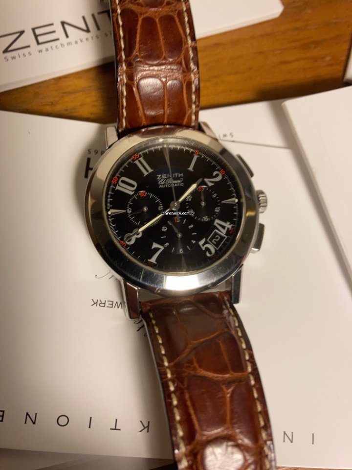 IMG_9081 Zenith Mens watch Unisex Automatic Steel 01 020.450.400 Replica 7