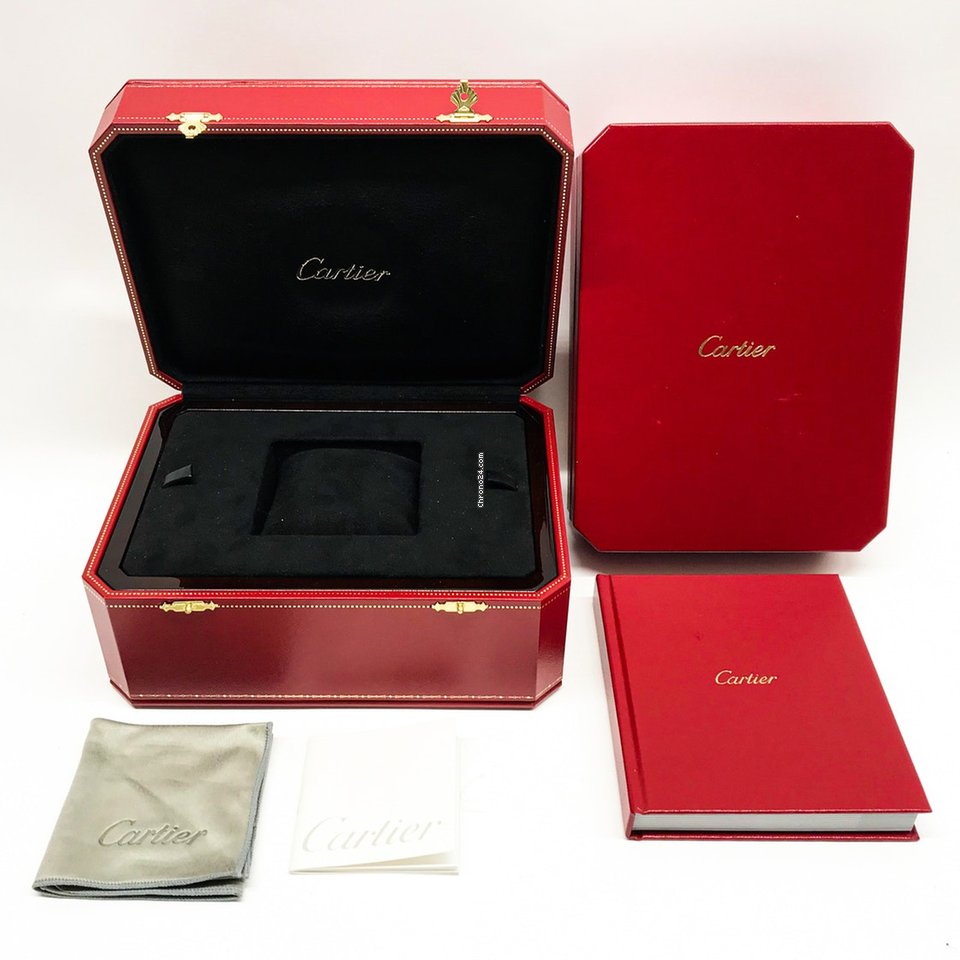 IMG_9081 Cartier Santos 100 Mens watch Unisex Manual winding White gold HPI00312 Replica 7
