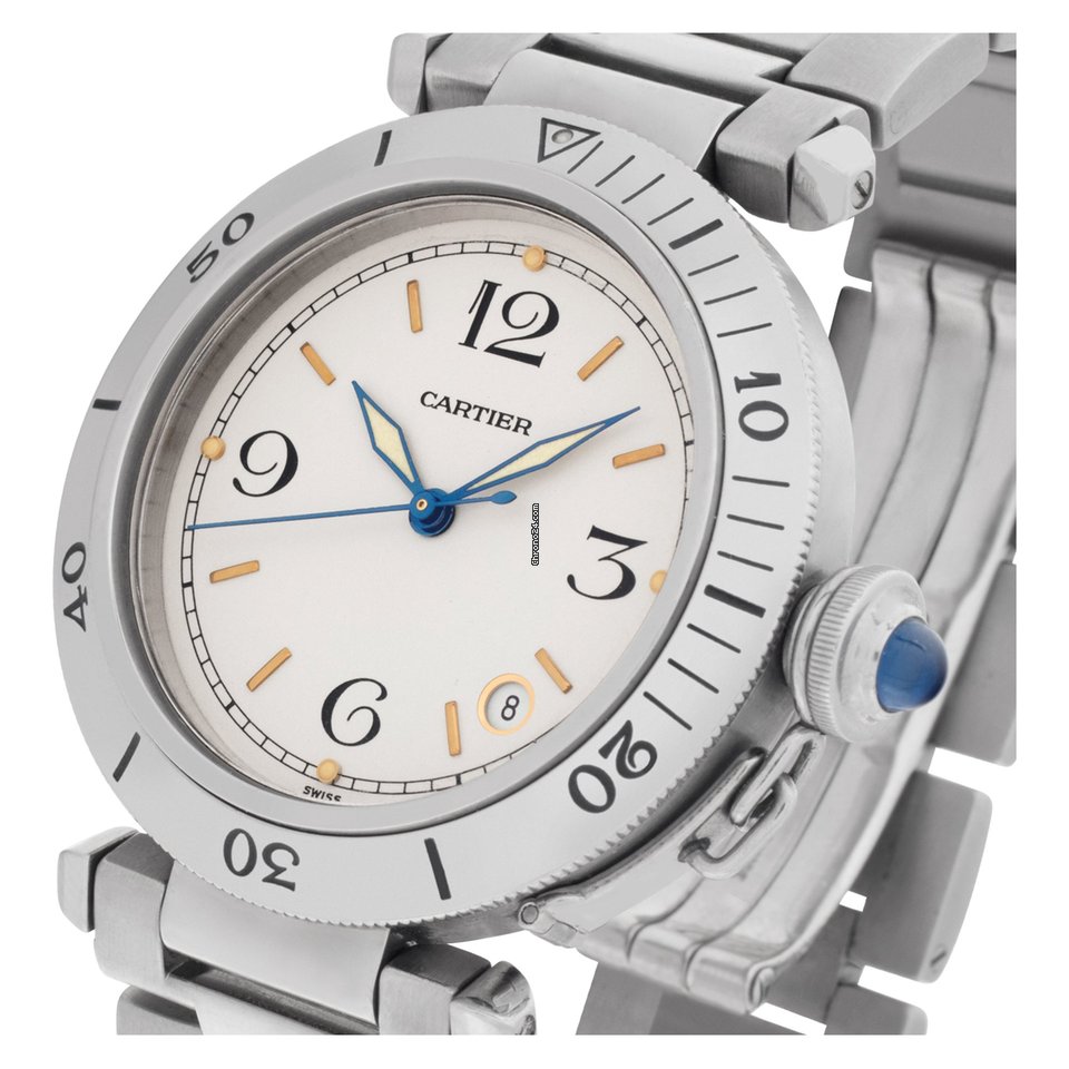 IMG_9081 Cartier Pasha Mens watch Unisex Automatic Steel W3104H3 Replica 7