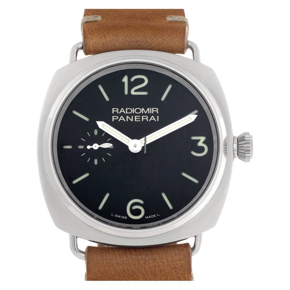 IMG_9081 Panerai Radiomir Mens watch Unisex Manual winding Steel PAM337 Replica 7