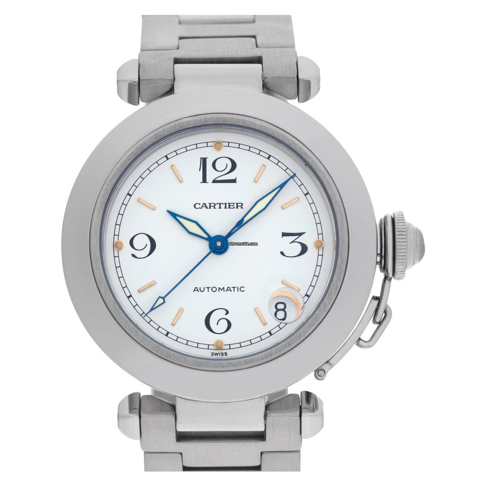 IMG_9081 Cartier Pasha C Mens watch Unisex Automatic Steel W31015M7 Replica 7