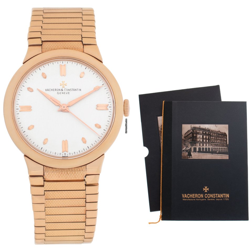 Vacheron Constantin Mens watch Unisex Automatic Rose gold 6075 Replica 7