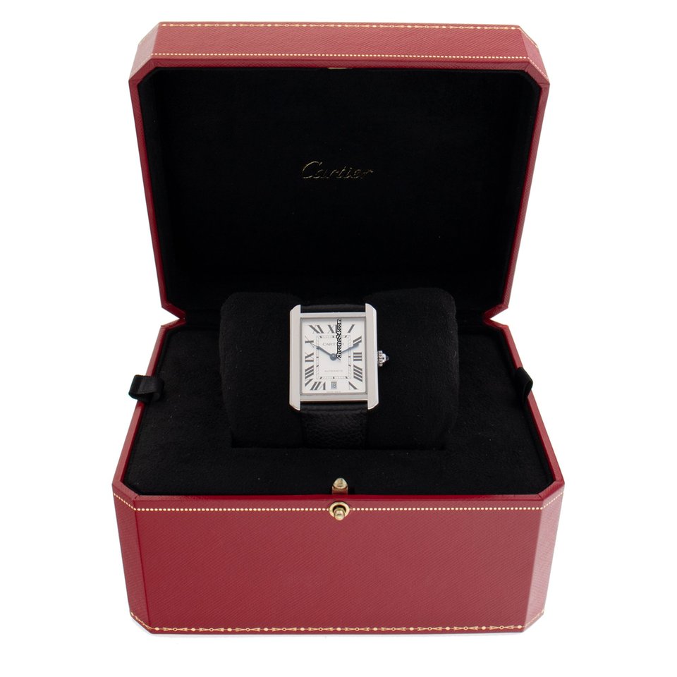 IMG_9081 Cartier Tank Solo Mens watch Unisex Automatic Steel W5200027 Replica 7