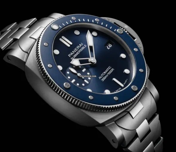IMG_9081 Panerai Luminor Submersible Mens watch Unisex Automatic Steel PAM 01068 Replica 7