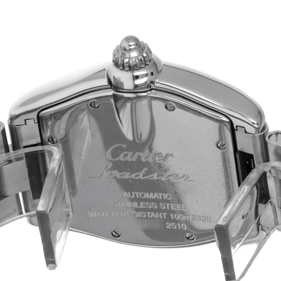 IMG_9081 Cartier Roadster Mens watch Unisex Automatic Steel W62002V3 2510 Replica 7
