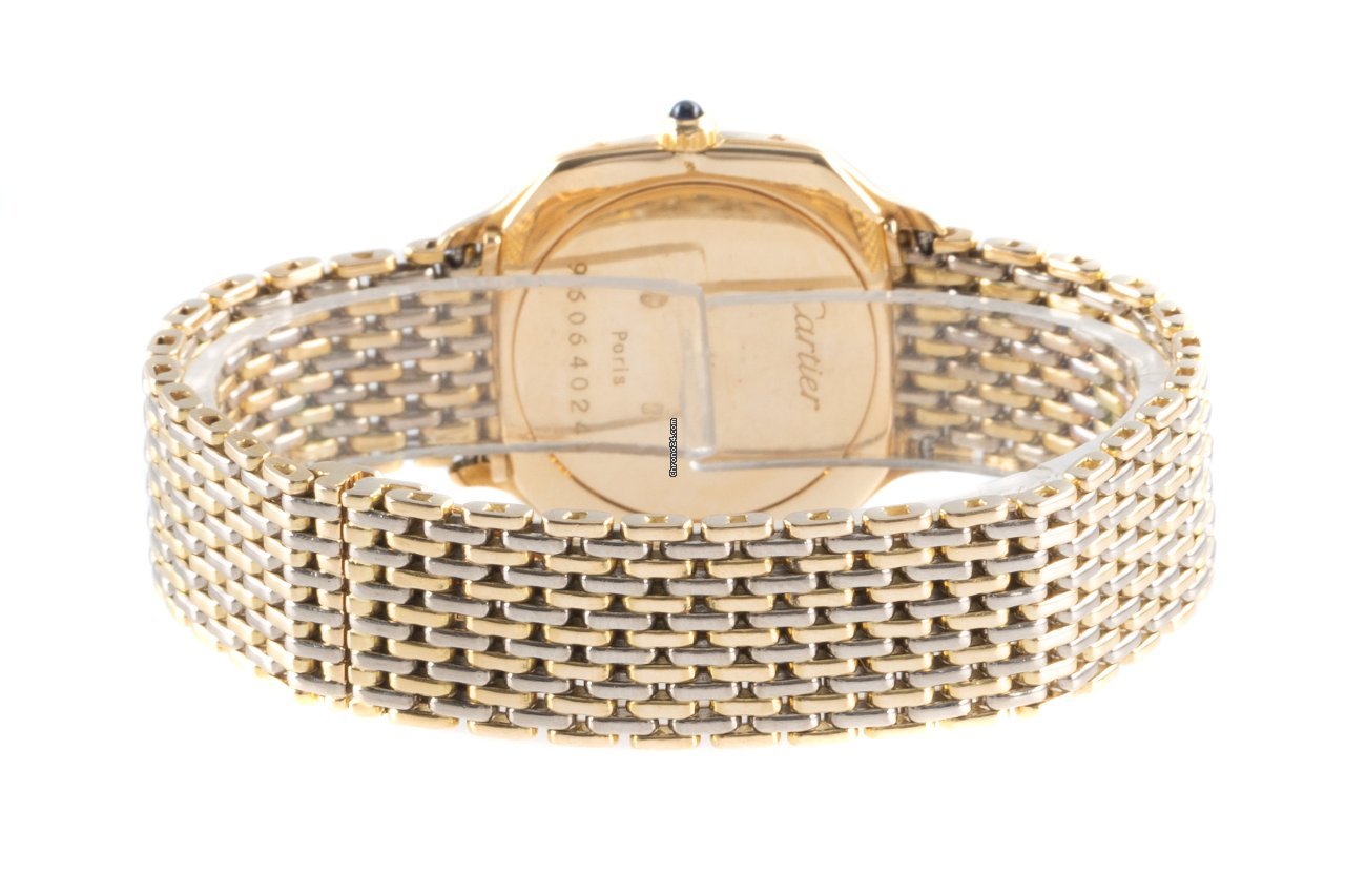 Cartier Santos Dumont Womens watch Manual winding Yellow gold 9606 Replica 7