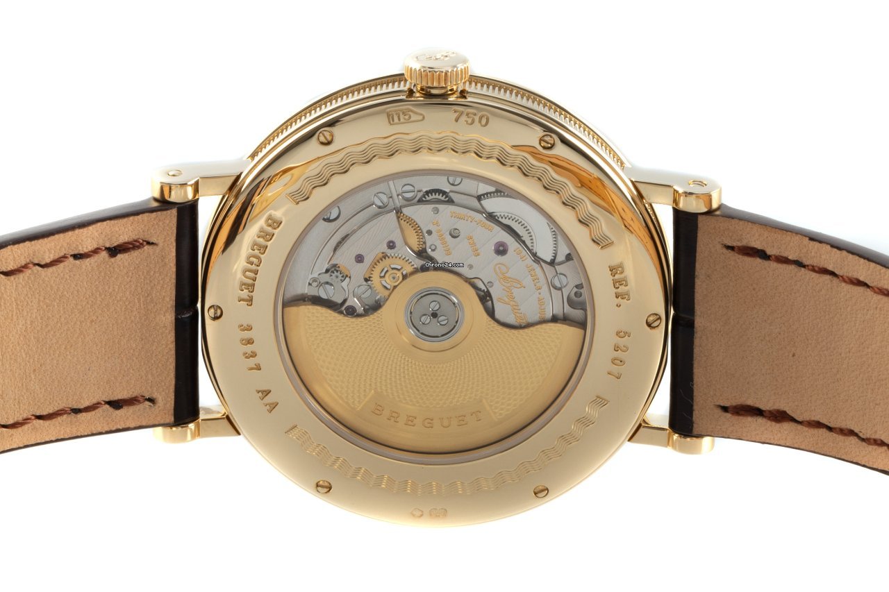 Breguet Classique Mens watch Unisex Automatic Yellow gold 5207BA 12 9V6 Replica 7