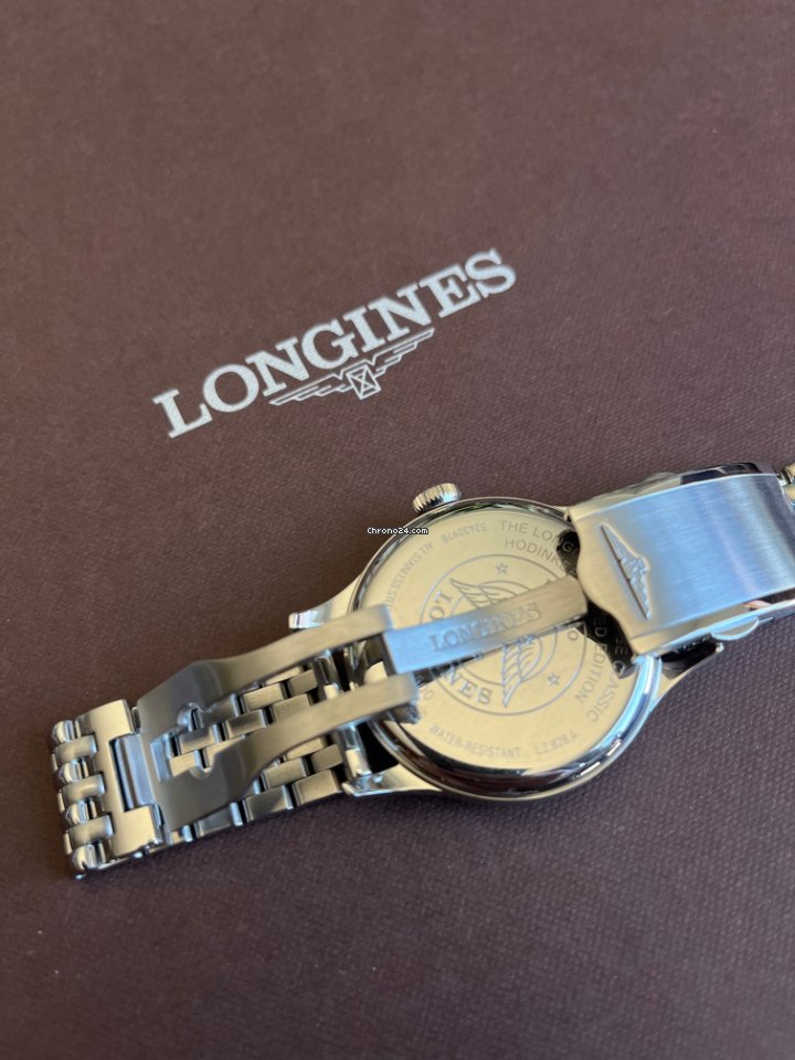 IMG_9081 Longines Heritage Mens watch Unisex Automatic Steel L2.828.4.72.2 Replica 7